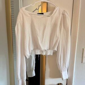 Chic White Women's Blouse